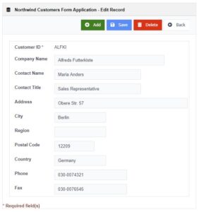 northwind-customers-application_customer_form