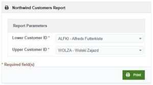 northwind-customers-report-filter-form