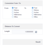 Example Distance Conversion Application